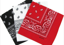 polyester bandana, polyester bandana print, polyester transfer print,