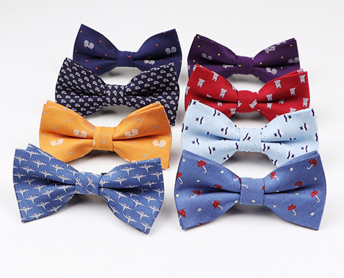 bow tie manufacturing, bow tie screen printing, bow tie weaving manufacturing, bow tie silk printing,