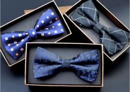 polyester bow tie, polyester bow tie printing, polyester bow tie weaving, polyester bow tie manufacturing,